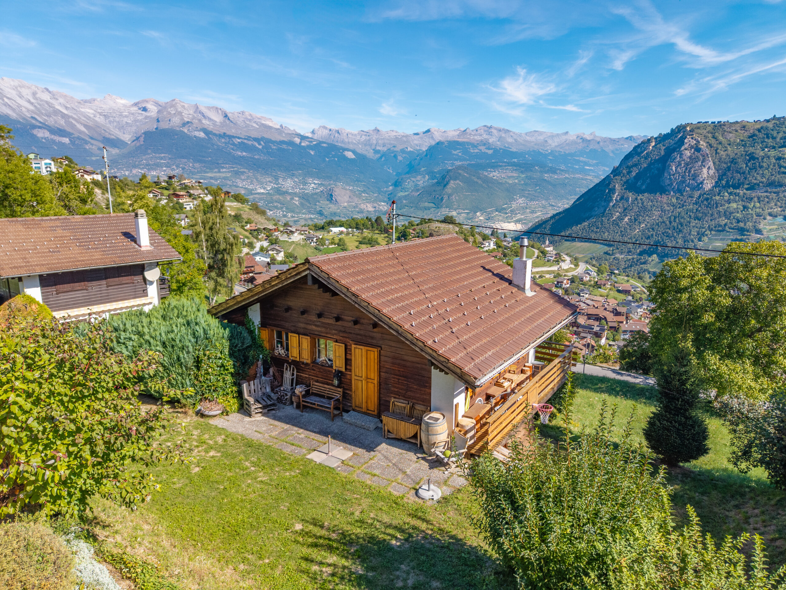 Vex – Magnifique chalet individuel de 4,5 pièces avec vue panoramique