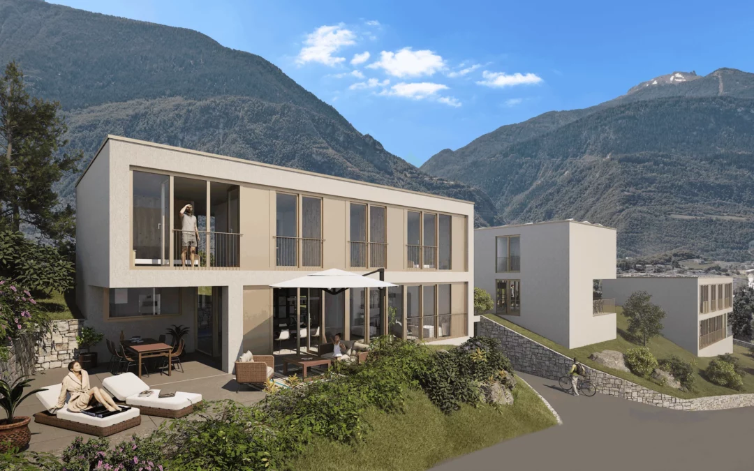 Veyras – Magnifique villa individuelle d&rsquo;architecte de 5,5 pièces