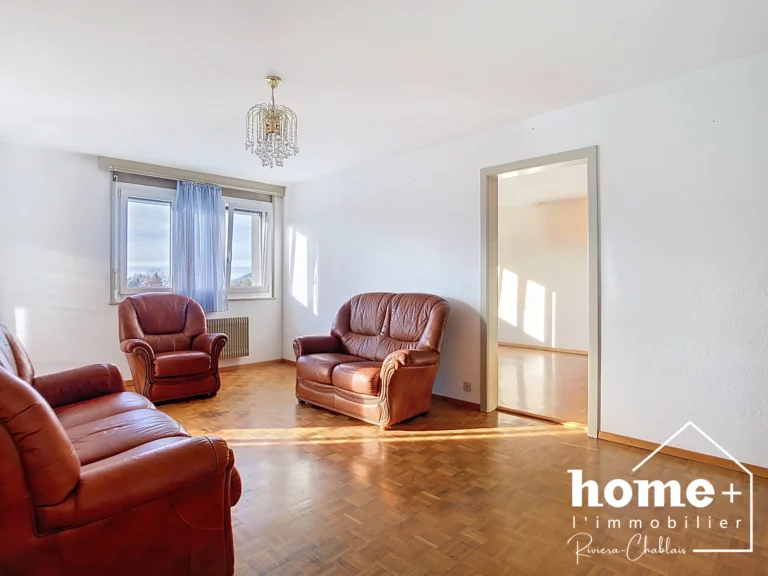Chailly – Appartement de 3,5 pièces avec vue dégagée et potentiel