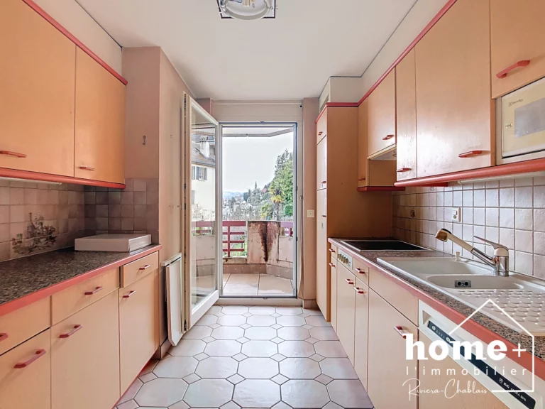 Territet – Superbe appartement de 3,5 pièces en position dominante et vue panoramique !