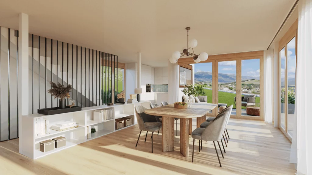 Veyras – Magnifique villa individuelle d&rsquo;architecte de 5,5 pièces