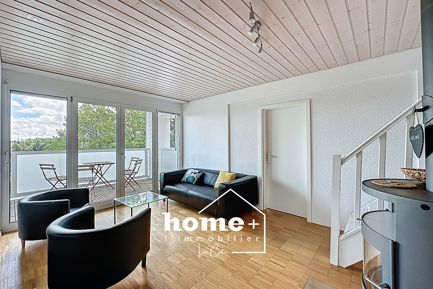 Epalinges – Appartement en attique avec entrée individuelle