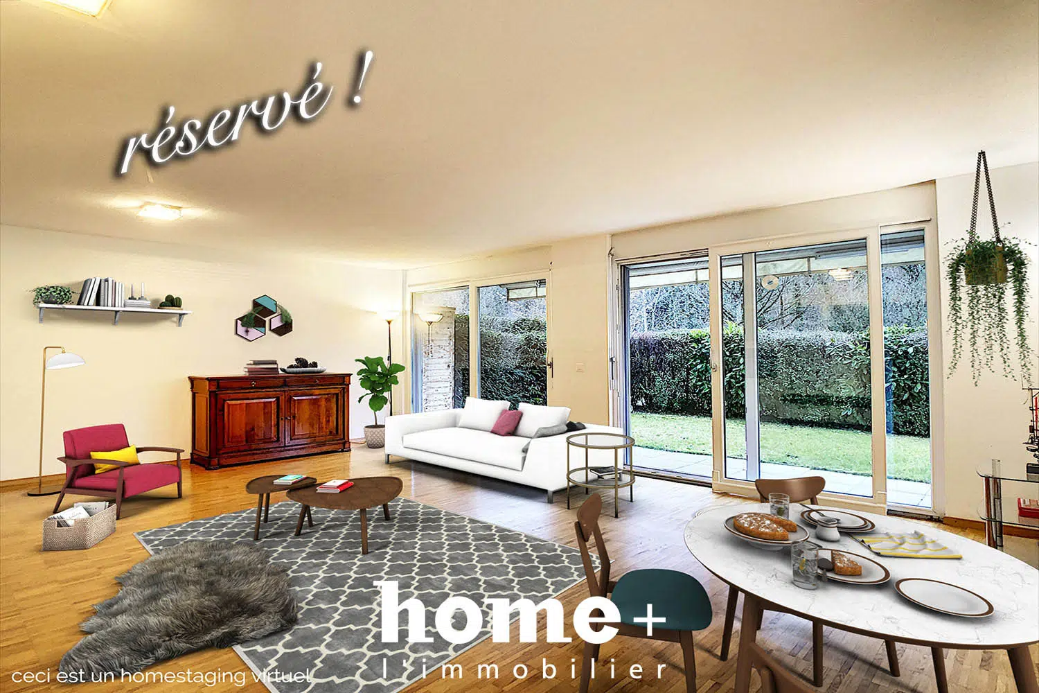 Clarens – Joli appartement de 5.5 pièces avec terrasse et jardin