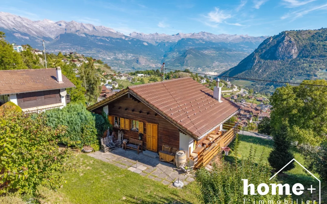 Vex – Magnifique chalet individuel de 4,5 pièces avec vue panoramique